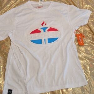 Brooklyn Logo White T-Shirt NWT